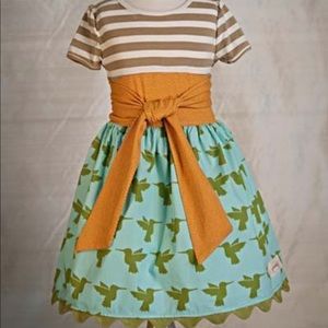 persnickety hummingbird dress sz 10 year